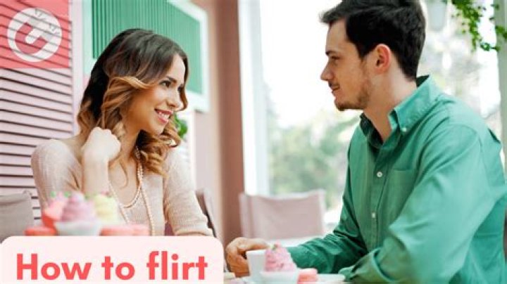 How do you flirt with someone you know?