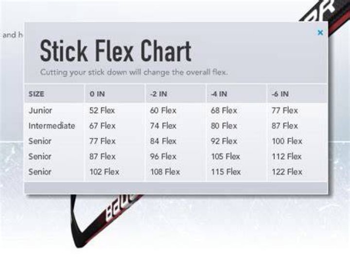 What does Flex mean on a hockey stick?
